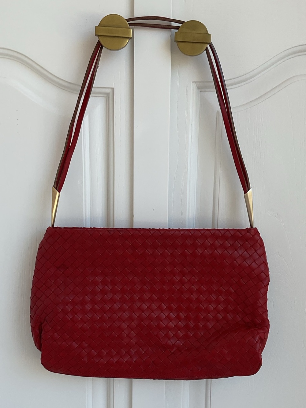 Vintage Bottega Veneta Intrecciato Shoulder Bag
